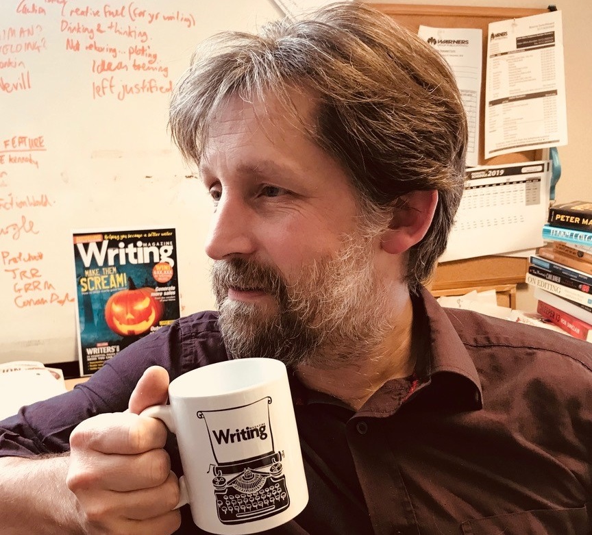 Jonathan Telfer editor of Writing Magazine is judging the Page Turner Awards writing contest