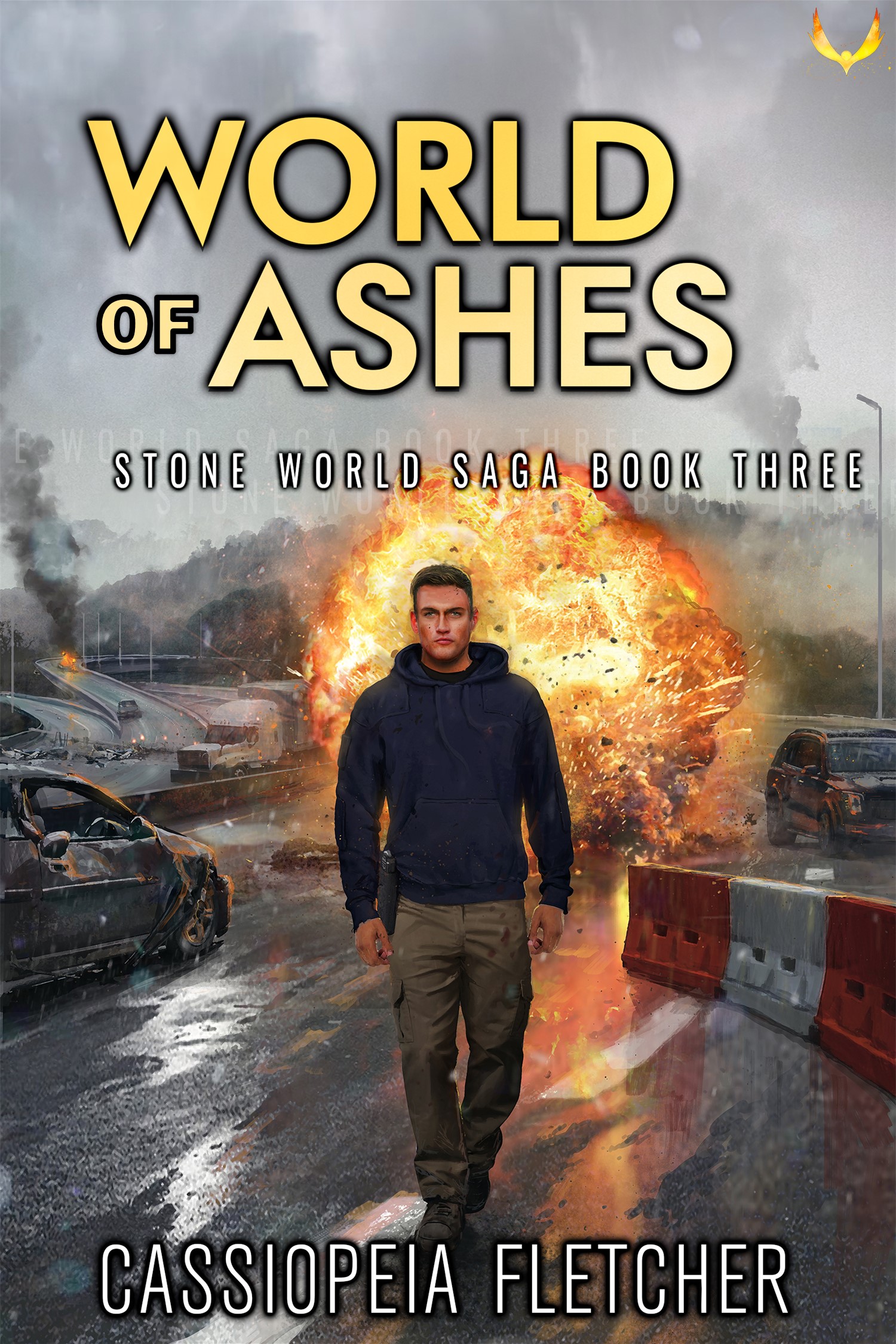 Man in post-apocalyptic city - World of Ashes