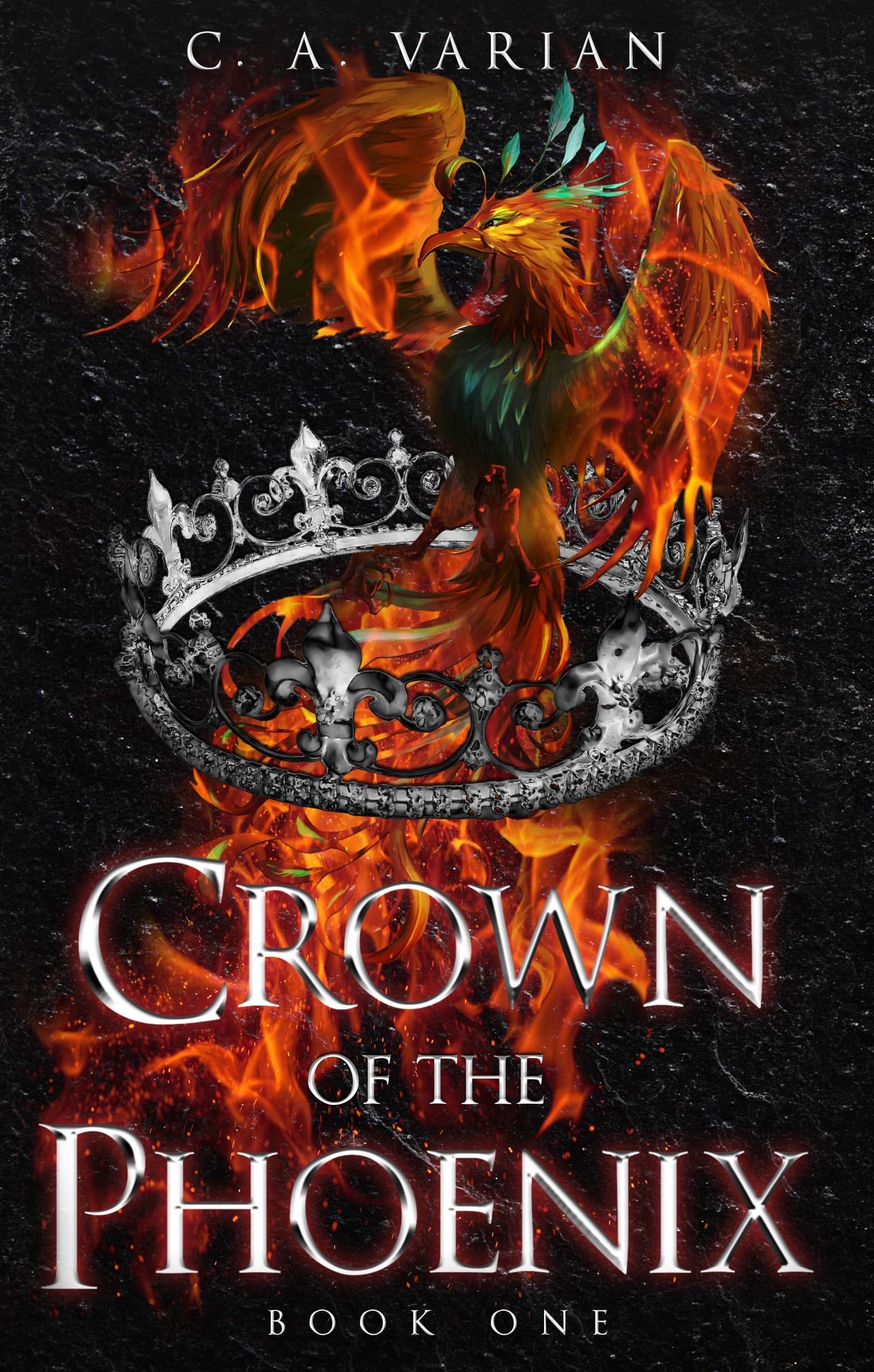 High Fantasy Romance, Crown of the Phoenix, eBook cover