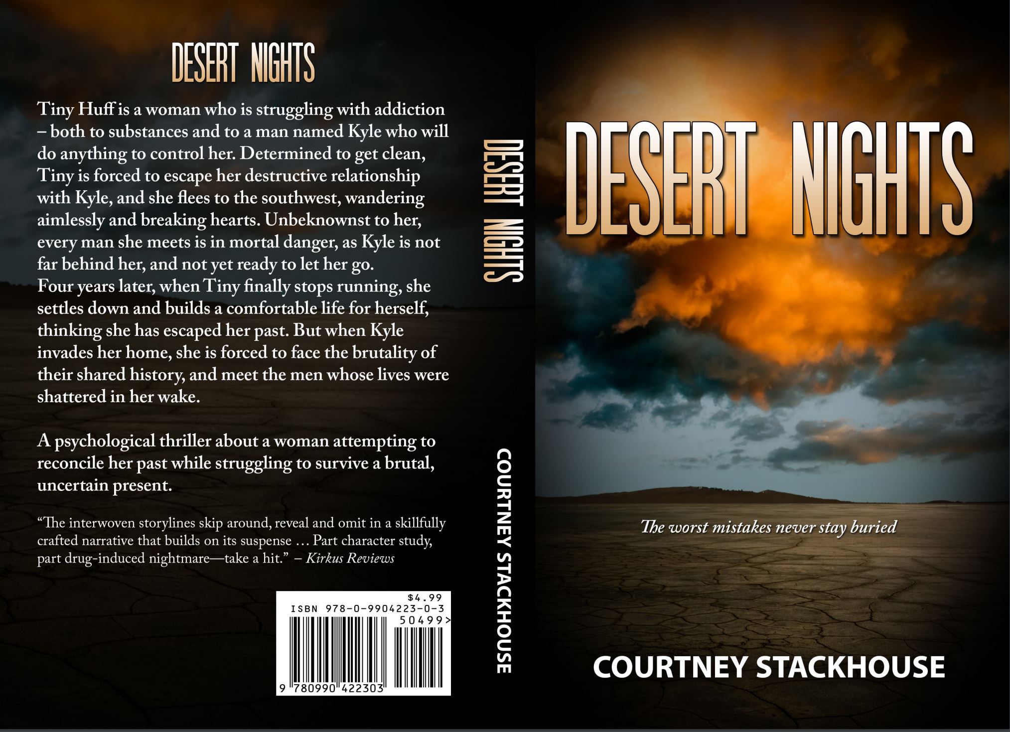 Desert Nights cover and back