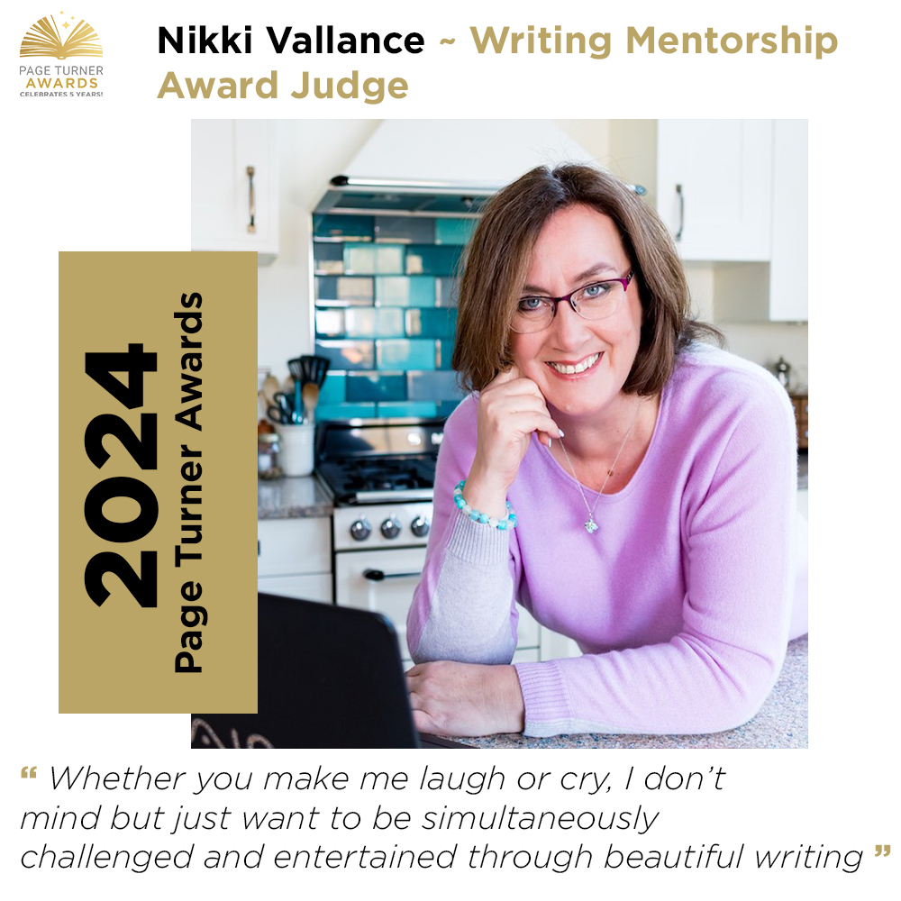 Nikki Vallance Page Turner Awards Writing Mentorship Awards Judge 