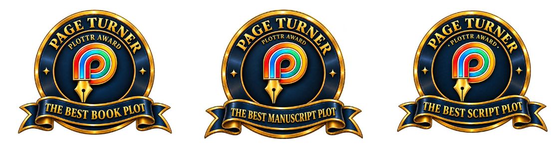 page turner plottr award badges