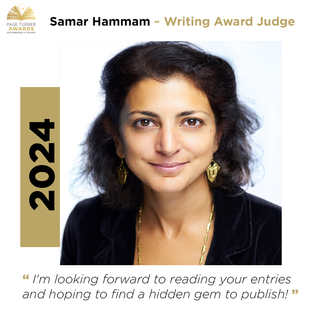 Samar Hammam Page Turner Awards Writing Judge