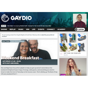 Gaydio Radio Weekend Breakfast Show