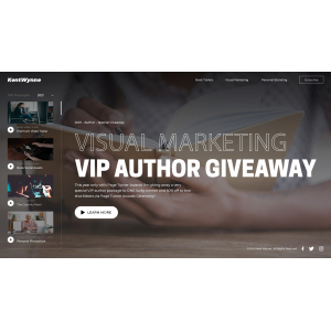 Win a VIP Author Visual Marketing Package Win a VIP Author Visual Marketing Package