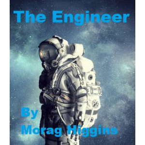 Picture of a spaceman against a nebula background