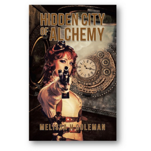 Hidden City of Alchemy is a tale of alchemic science, unique automatons, betrayal and a secret society which the cover depicts that perfectly.