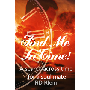 A man and woman are embracing,framed by a clock face emphasising the time deadline!