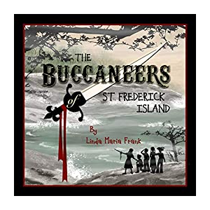 I took this image from my Amazon book page, as all my illustrator's files are too big. It shows the island and the intrepid Buccaneers ready for action.