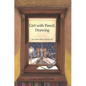 I took this image from my Amazon book page, as all my illustrator's files are too big. It depicts the Brooklyn Bridge which is the site of a very exciting scene in the book.