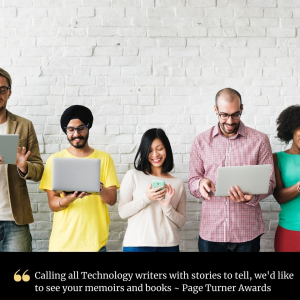 Calling All Technology Writers to enter Page Turner Awards writing contest
