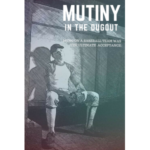 Dugout with a baseball player