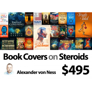Book cover designer Alexander von Ness is offering two lucky writers in the 2022 Page Turner Awards “bestselling” cover designs Worth £990. Book cover designer Alexander von Ness is offering two lucky writers in the 2022 Page Turner Awards “bestselling” cover designs Worth £990.