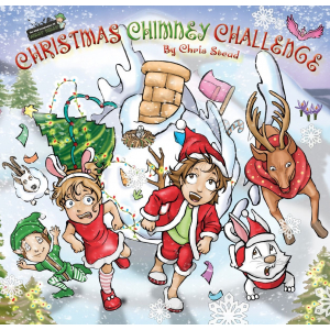 Cover showing Willy Nilly, Suzie and dog running away from a giant snowball