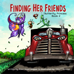 Laia, the Butterfly Princess, and her new friends follow the sun's rays across the street to make their way back home.