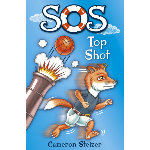 SOS Top Shot cover featuring a fiery fox running and a basketball exploding out of a cannon