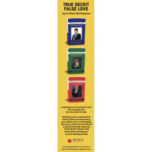 TRUE DECEIT FALSE LOVE book series on Domestic Violence, Narcissistic Abuse & Parental Alienation