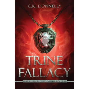 Front Cover, Trine Fallacy, by C.K. Donnelly, illustrator Kim Dingwall