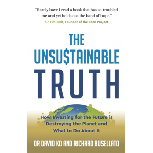 Book cover featuring the book title in text. At the base of the cover there is a partial image of the Earth surrounded by green gas.