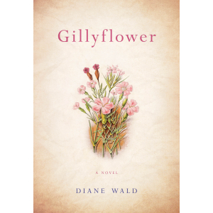 Bouquet of gillyflowers on golden/beige background