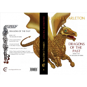 Book Cover - Dragons of the Past by Lorna Carleton - Baby Golden Dragon