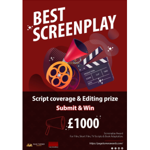 Script Coverage And Script Editing prize From Page Turner Awards 2022