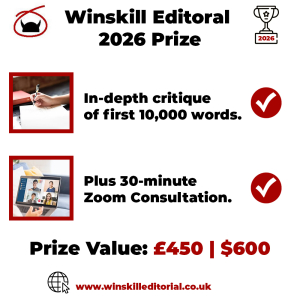 Page Turner Awards 2026 - Professional editor and book coach Gale Winskill is offering to read and provide feedback on the first three chapters of your book